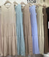 Buttons Up Half Sleeves Tiered Loose Dresses